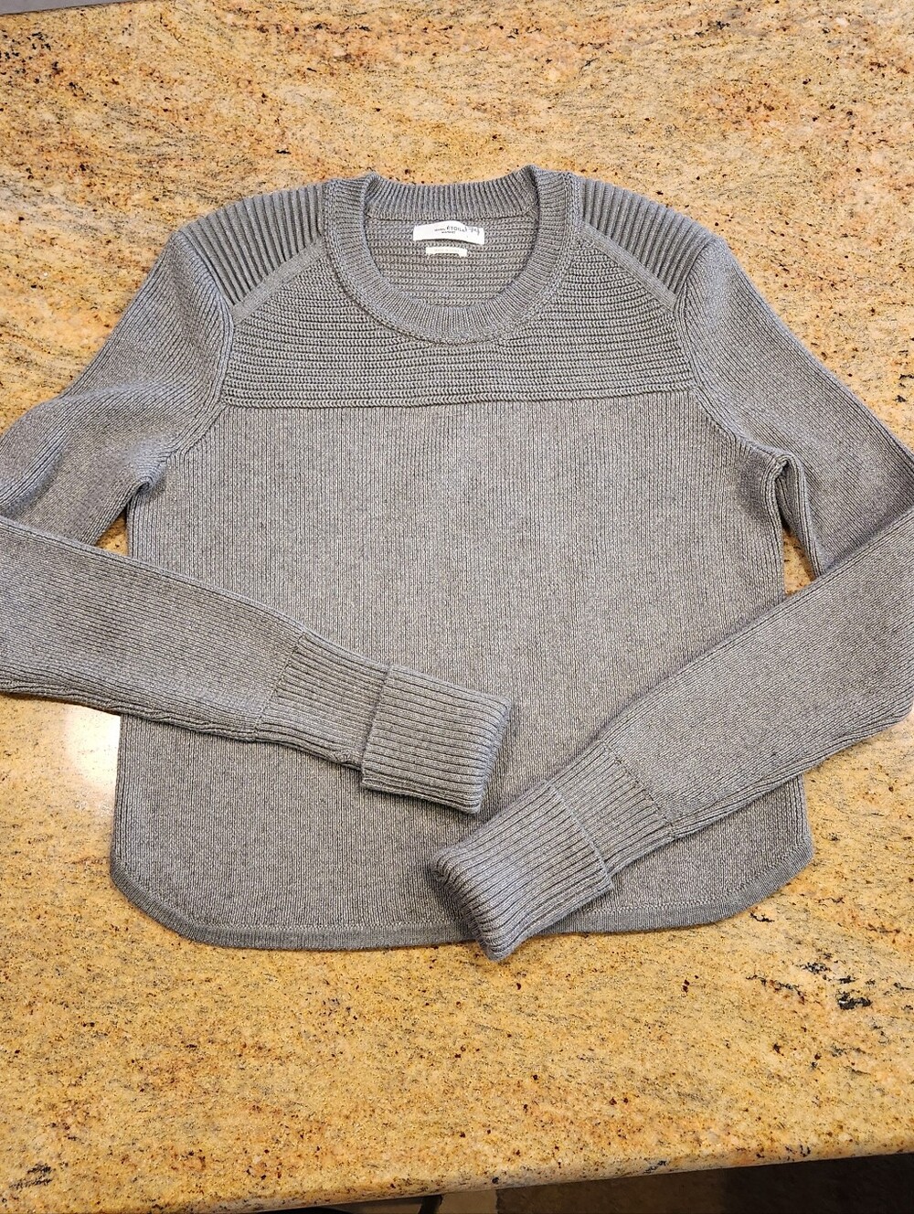 isabel marant etoile tycia sweater  grey Wool Minimalist Quiet Luxury Capsule 44